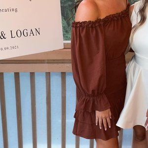 COPY - Off Shoulder Petal + Pup Dress